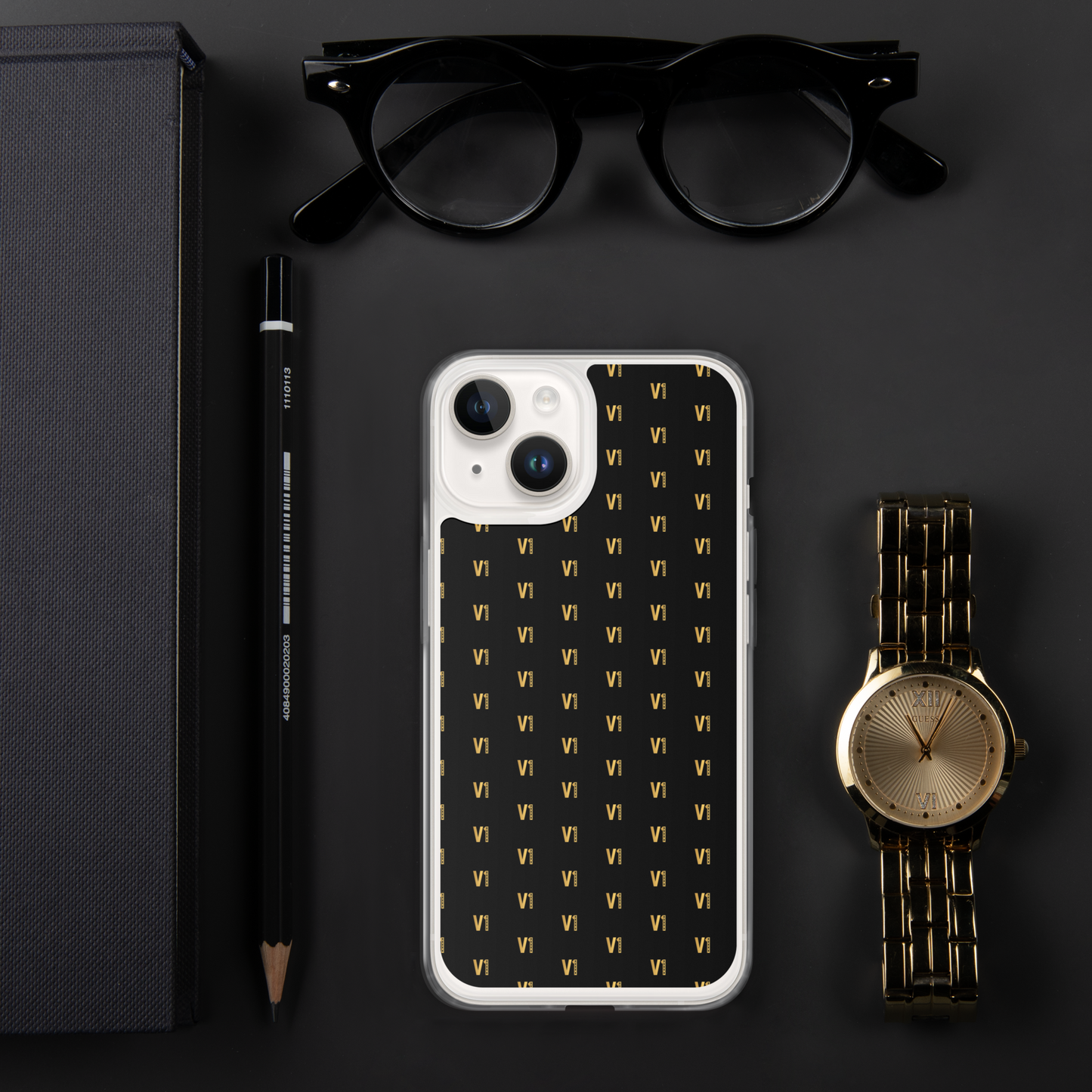V1 Custom - iPhone Case BLACK