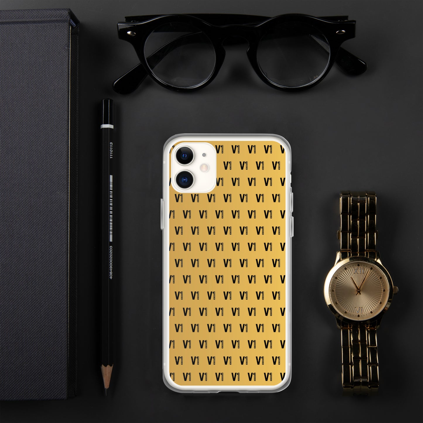 V1 Custom - iPhone Case GOLD