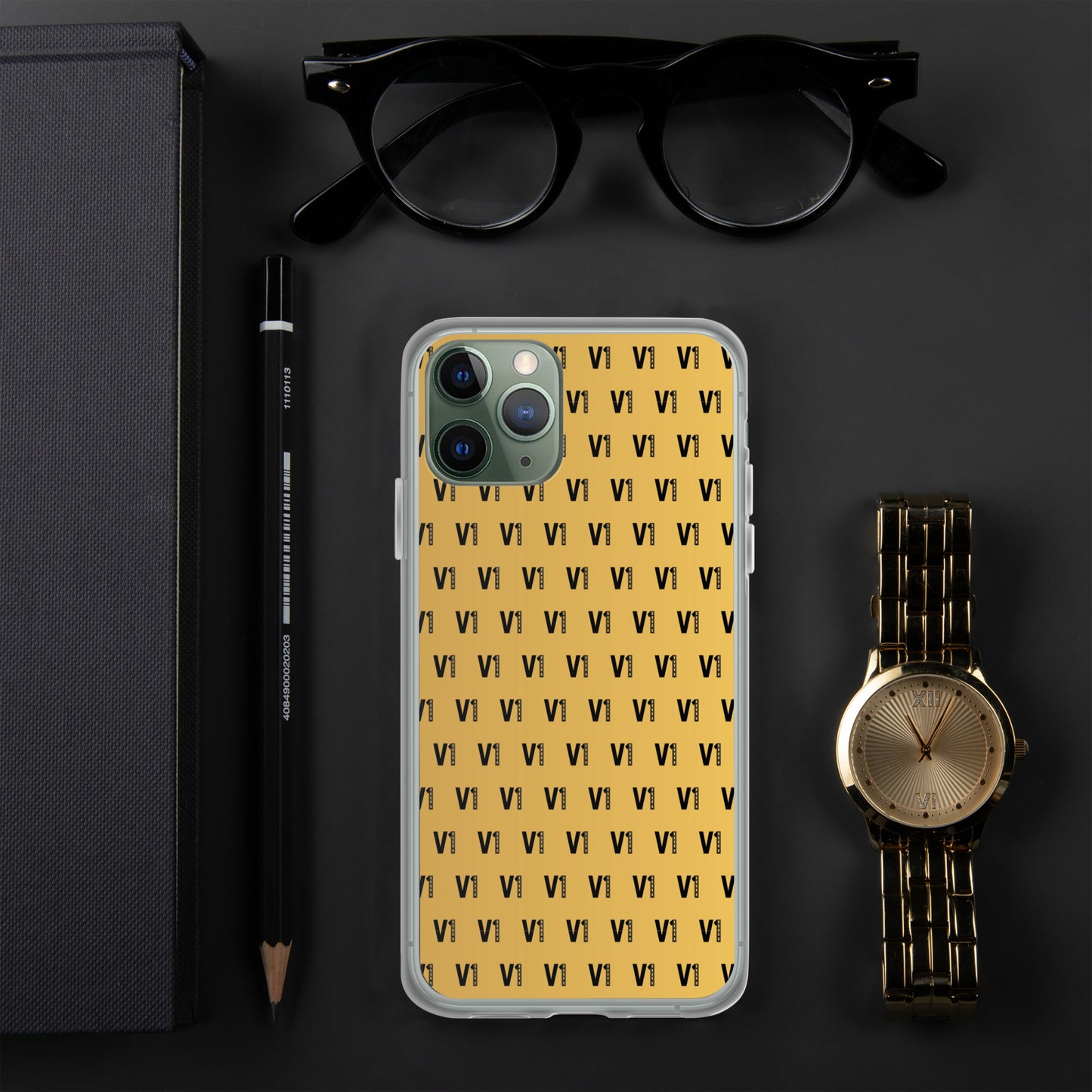 V1 Custom - iPhone Case GOLD