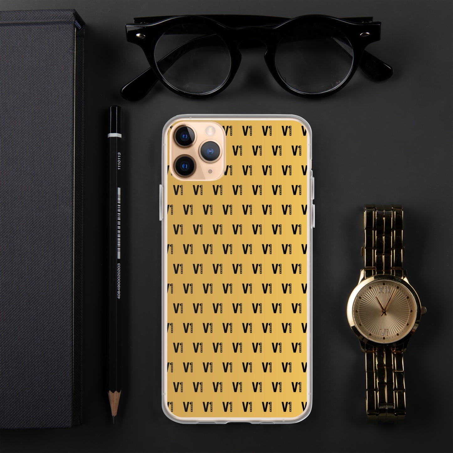 V1 Custom - iPhone Case GOLD