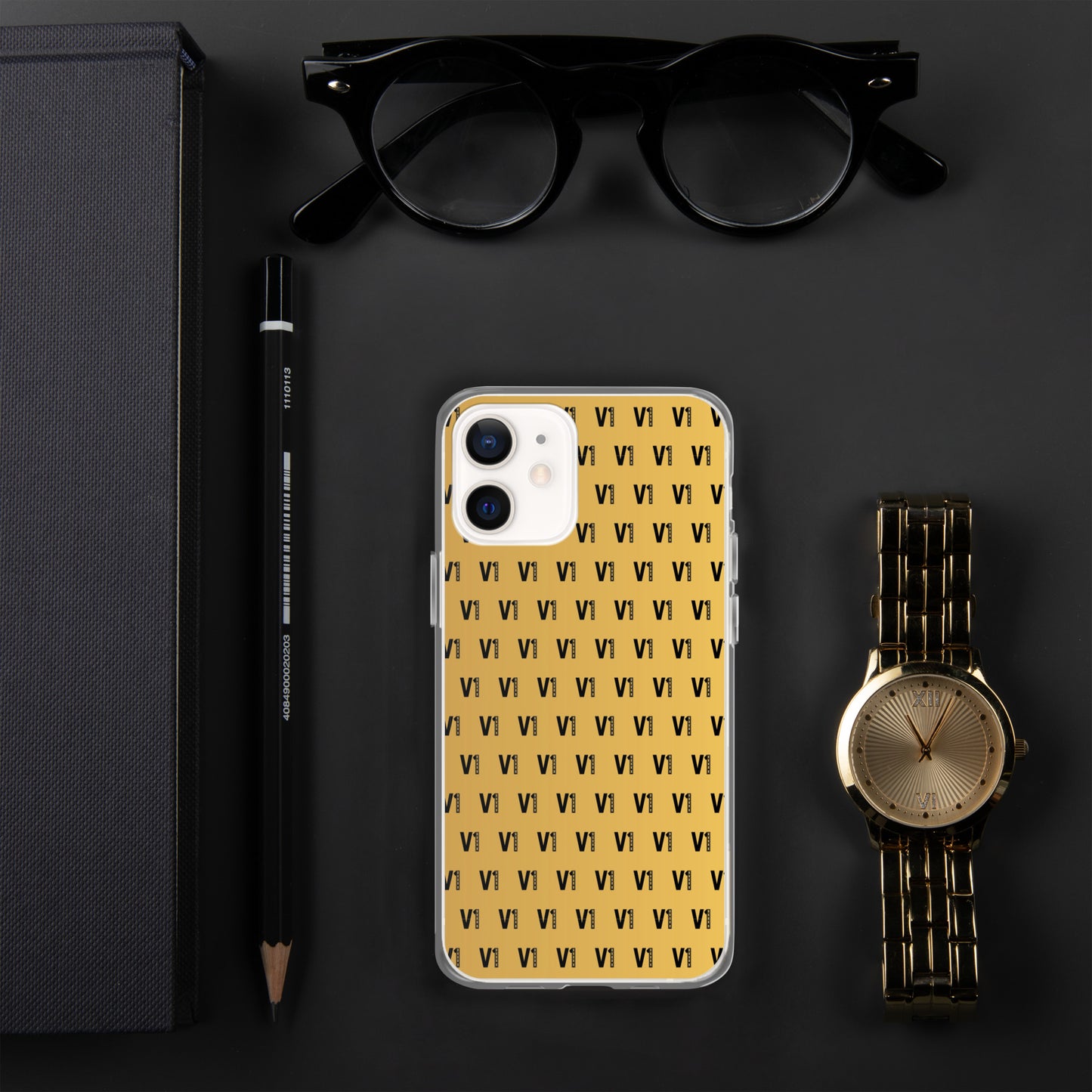 V1 Custom - iPhone Case GOLD