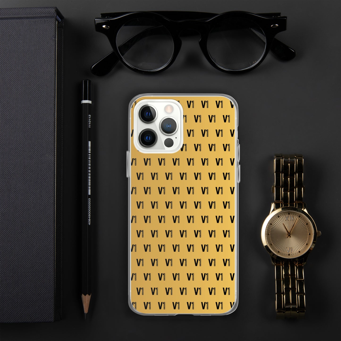 V1 Custom - iPhone Case GOLD