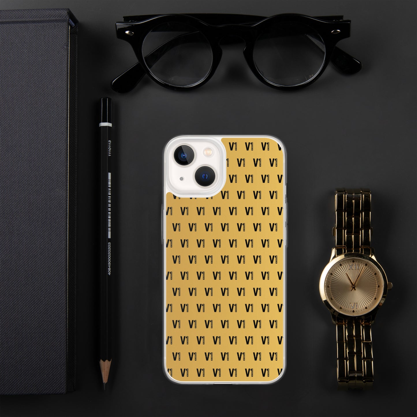 V1 Custom - iPhone Case GOLD