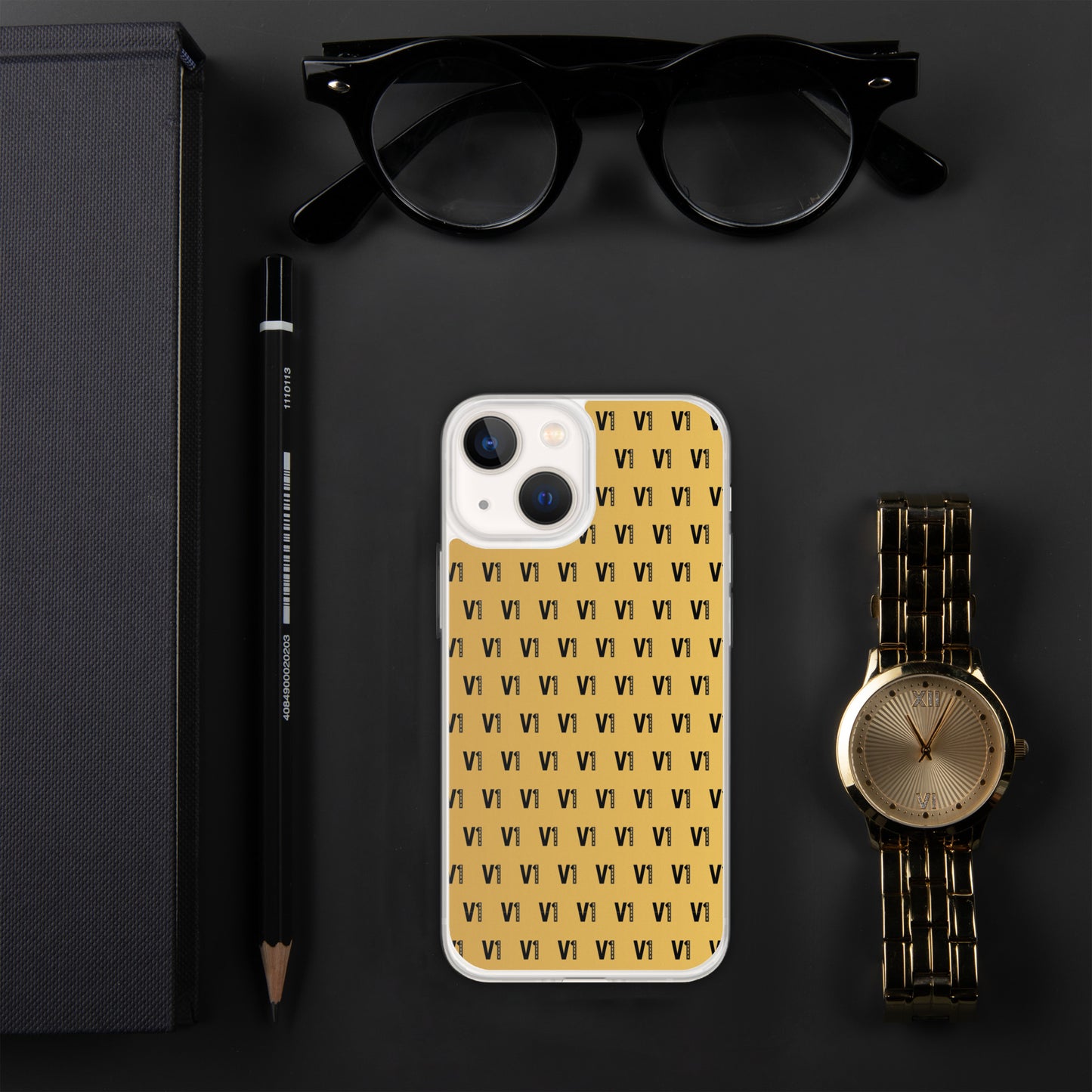 V1 Custom - iPhone Case GOLD