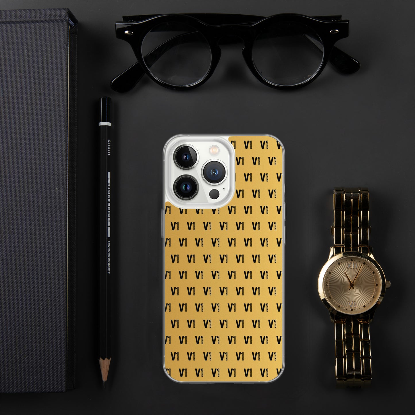 V1 Custom - iPhone Case GOLD