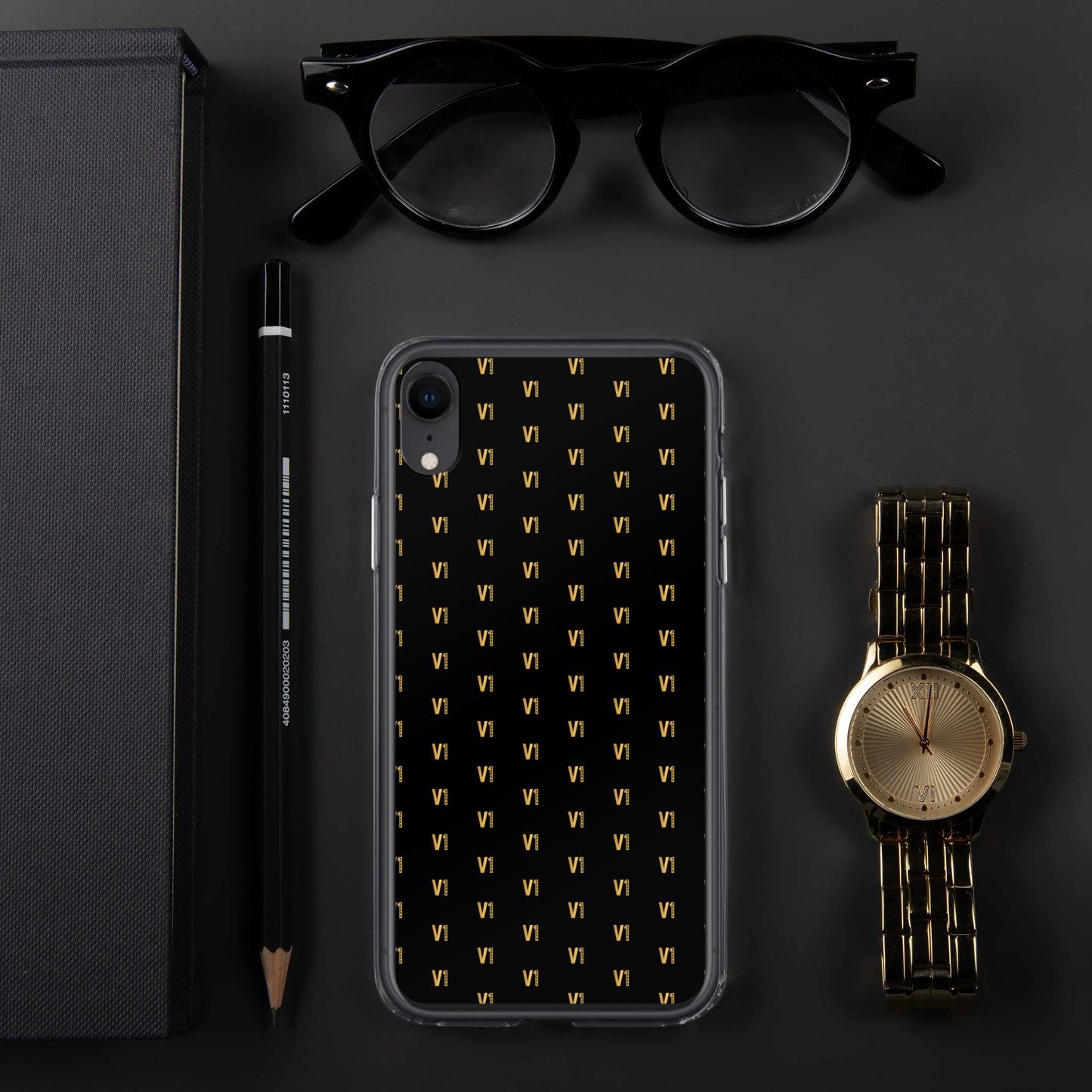 V1 Custom - iPhone Case BLACK